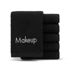 Embroidered Terry Makeup Towels, Set of 6, ColorOptions, Cotton, 13x13 in., Buy a 6-Pack or a Case of 144
