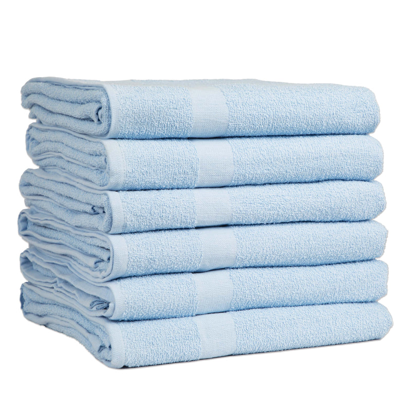 Monarch Institutional Pool Towels - Solid Color Options - 36x68 in. - Cotton - Bulk Case of 36