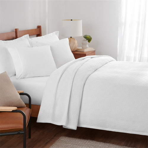 Host & Home Cotton Blanket (Full/Queen) Ivory