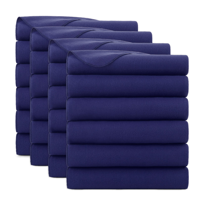 Soft Polar Fleece Throw Blankets, Polar Fleece Polyester, 50x60 in., 13 Trending Solid Color Options, Packs of 6, 12 and Cases of 24 Available