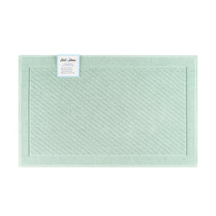 Host & Home Cotton Bath Rug, Stylish Textured Woven Design, Slip Resistant Backing, 5 Colors, 4 Size Options - 20x32, 24x36, 17x24, 20x60 Runner