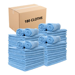 Microfiber Terry Cleaning Cloths (12 Pack) - 16x16 - All Purpose - Color Options