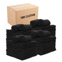 Microfiber Terry Cleaning Cloths (12 Pack) - 16x16 - All Purpose - Color Options