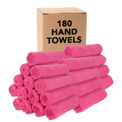Microfiber Hand Towels for Gym, Home, or Business, 15x24 in., Buy a Set of 12 or Case of 180