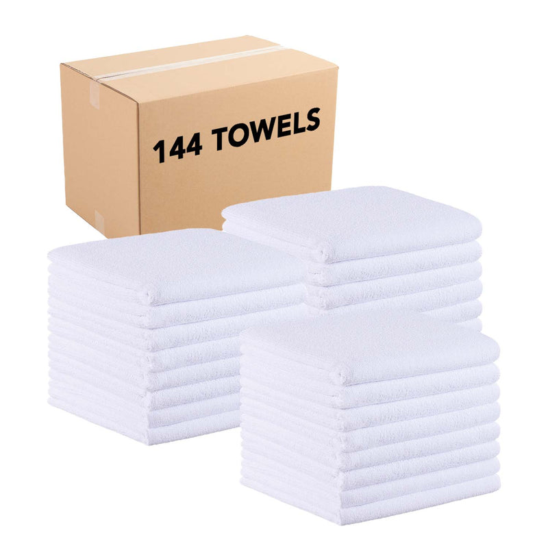 Case of 144 Bleach Safe Salon Towels, 16 x 27, Microfiber Bleach Resistant Towels - Color Options
