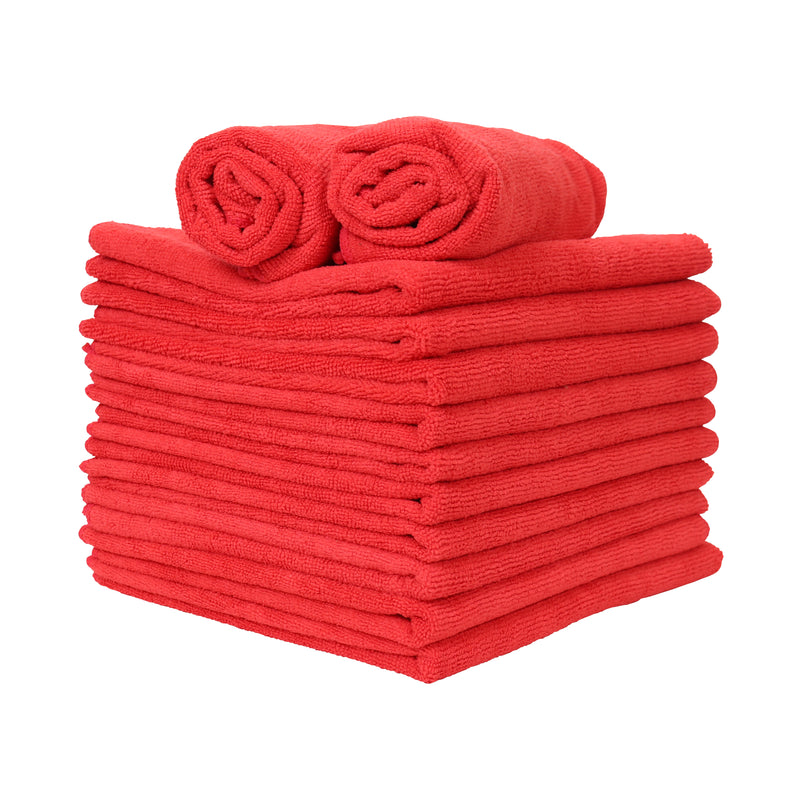 Microfiber Hand Towels (Case of 180), 15x24 in., Seven Color Options, For Gym, Home and Business