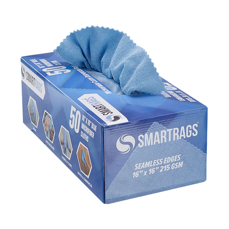 Microfiber Rags Box Arkwright Smart Rags in Box - (Pack of 50) Lint Free Cloths, Reusable ...
