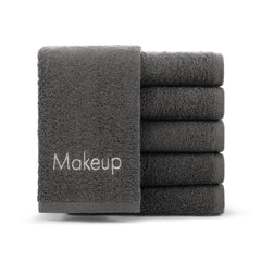 Cotton Embroidered Makeup Towels, Set of 6, Color Options, 100% Cotton, 11x17 in., Buy a 6-Pack or a Case of 144