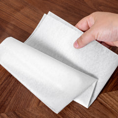 Host & Home Disposable Linen Replacement Hand Towels, Strong, Soft Cloth-Like Bathroom Towels, “12 x 17”, Folds to 4” x 8”, White, Buy Pack of 100 or a Bulk Case of 500