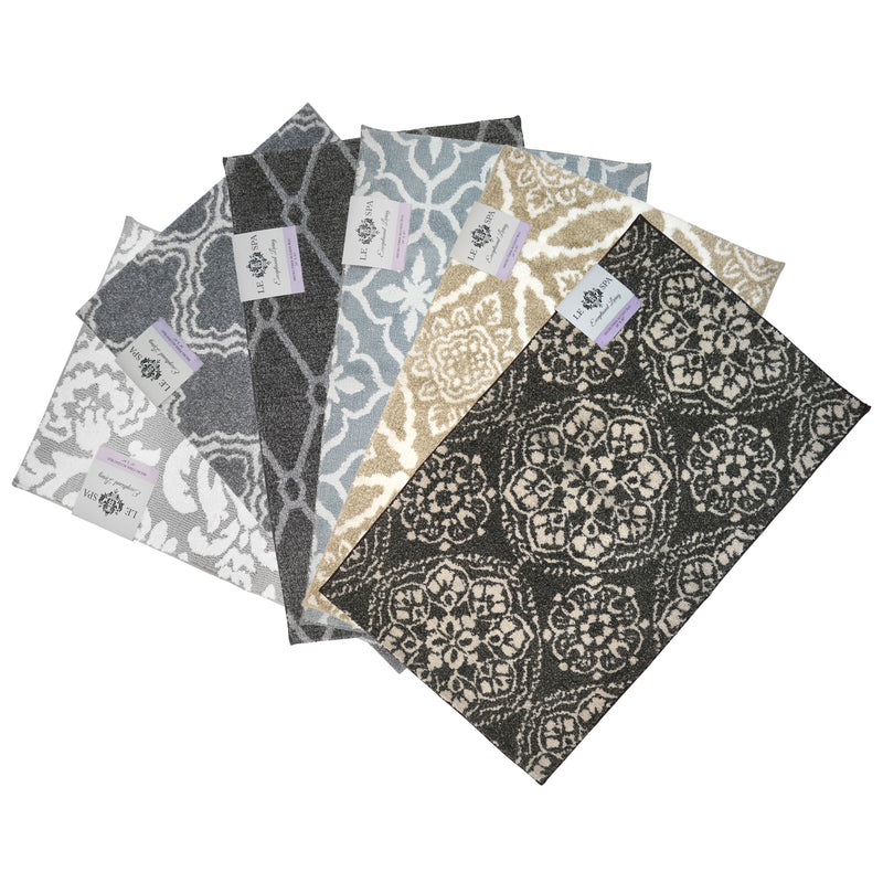 Le-Spa Micro Accent Rugs - Assorted Colors and Patterns