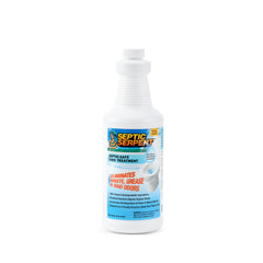 Septic Serpent™ Tank Treatment Fast-Acting Eco-Friendly Liquid Septic Tank Treatment Breaks Down Waste with High-Potency Enzymes & Beneficial Bacteria, All-Natural Protection for Septic Tanks