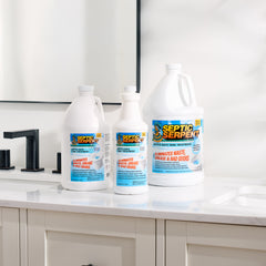 Septic Serpent™ Tank Treatment Fast-Acting Eco-Friendly Liquid Septic Tank Treatment Breaks Down Waste with High-Potency Enzymes & Beneficial Bacteria, All-Natural Protection for Septic Tanks