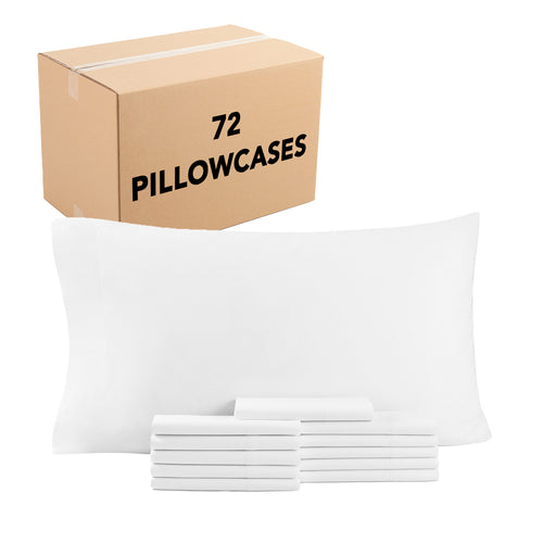 White 2024 standard pillowcases