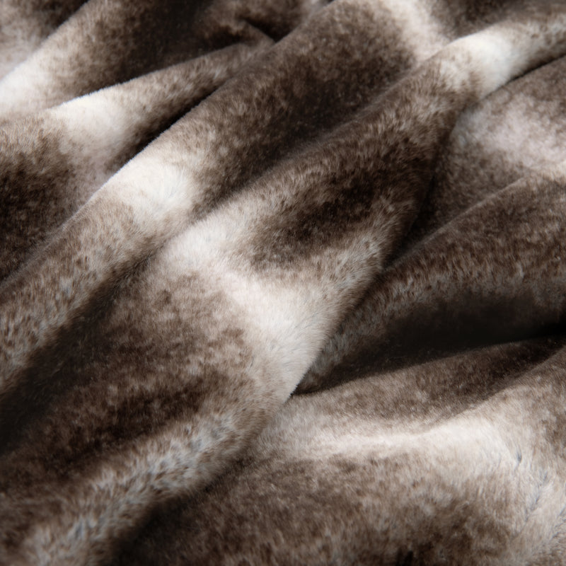 Aston & Arden Luxe Faux Fur Throw Blanket, Style Options, Oversized, 50”x70”, with Premium Gift Box
