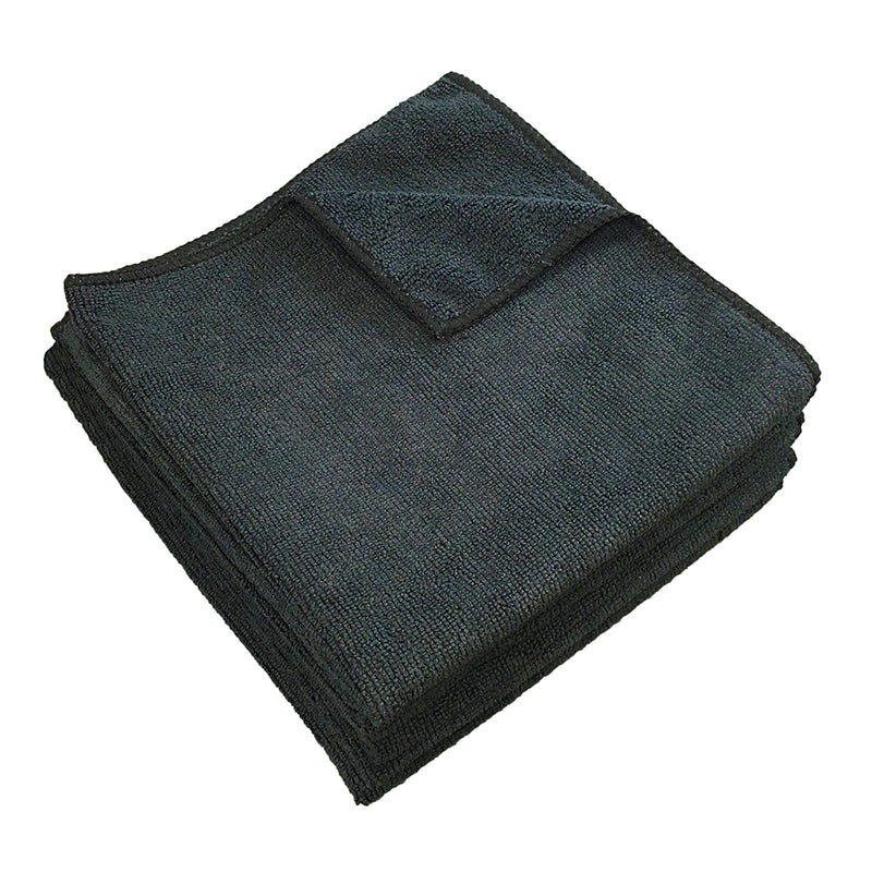 Bulk Case of 180 Microfiber Janitorial Cleaning Cloths - 16 x 16 - Color Options