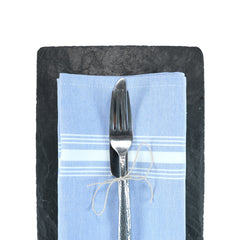Bistro Napkins, Soft Spun Polyester, 18x22 in., Striped, 10 Color Combinations, Buy Bulk Cases of 120