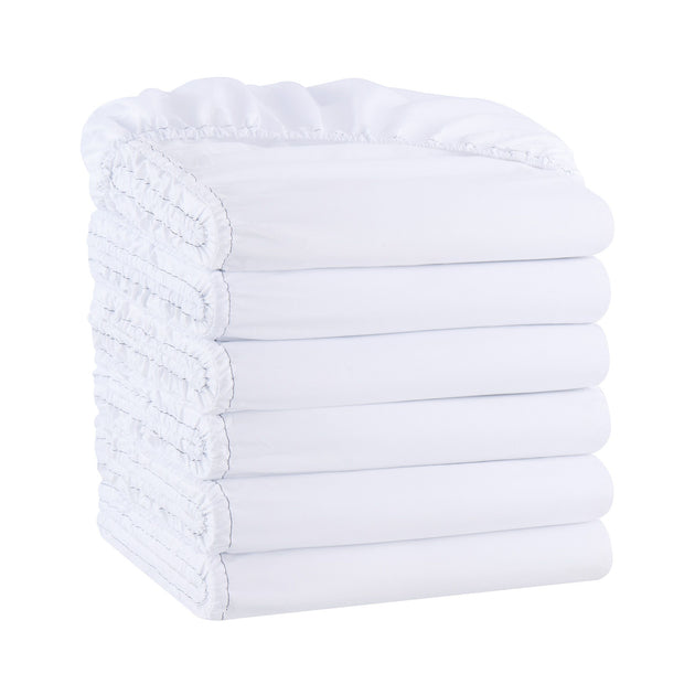 Host & Home Bulk Fitted Microfiber Sheets – product image