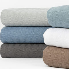 Aston and Arden Luxury Eucalyptus and Cotton Throw Blanket, Soft, 50x70 in., Color Options