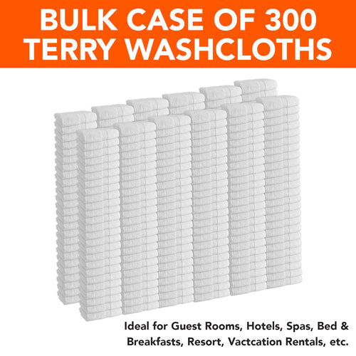 Arkwright Elite Pearl Bath Towels (Bulk Case of 24), 24x50, White, Cam  Border, Cotton Blend 