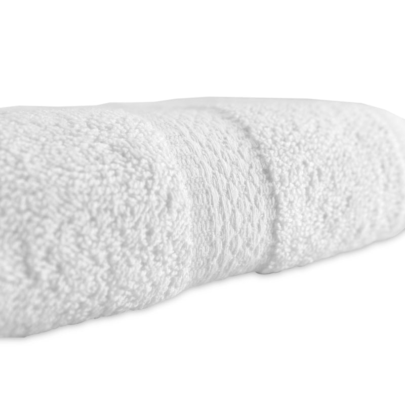 Admiral Hospitality Hand Towels (Bulk Case of 120), 16x27 in., White Blended Cotton