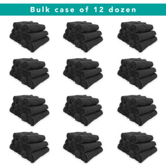 Bleach Safe Salon Towels (Bulk Case of 144), Cotton, 16x28 in., Seven Colors