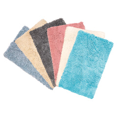 Bella Chenille Bathroom Rug, Size & Color Options, Micro-Poly, Uber Plush & Soft