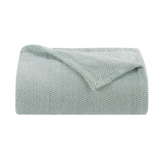 Aston and Arden Luxury Chenille Throw Blanket (50x70), Premium Ringspun Cotton, 5-Star Hotel Quality, Heavyweight 400 GSM