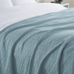 Case of 4 Aston and Arden Eucalyptus Cotton Bed Blankets, Soft, Bed Size and Color Options