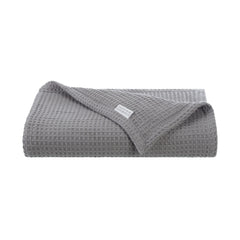 Case of 4 Aston and Arden Luxury Waffle Weave Cotton Throw Blankets (50x70), Warm Blanket for Bedrooms, Livingrooms, and Travel