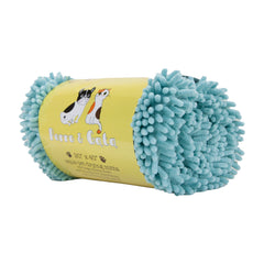 Chenille Microfiber Pet Drying Mitts, Dog Drying Towel With Hand Pockets, 2 Colors, Sizes 14x24 in. or 20x40 in.