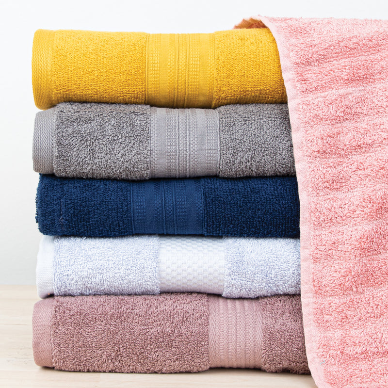 Deluxe Bath Sheets Assortment, Cotton Terry, 40x60in. & 34x68in., Assorted Colors, Buy a Case of 24 Bath Sheets