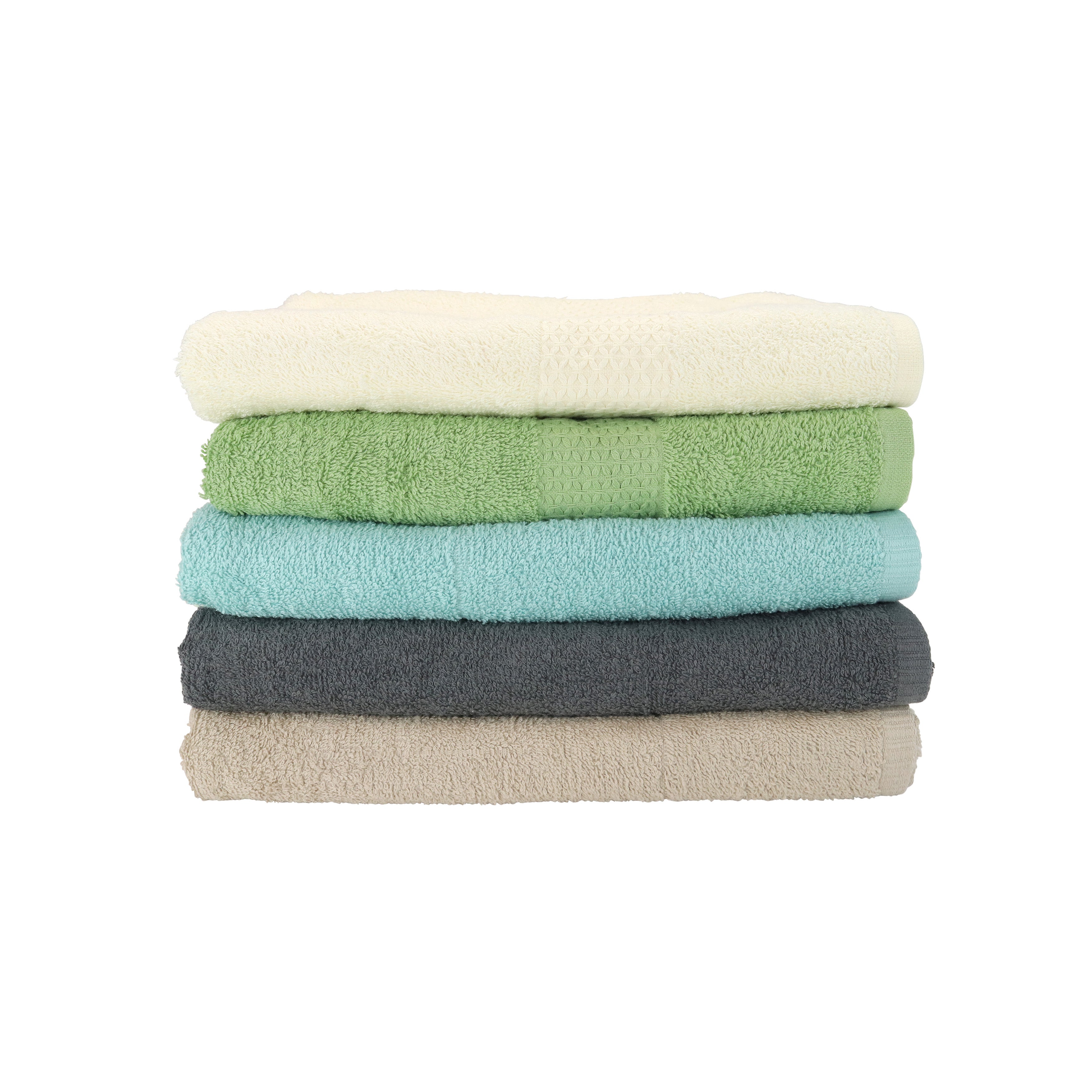 Pleasant Home Bath Towel Set – 4 Pack – 100% Cotton, 500 GSM, 32 x