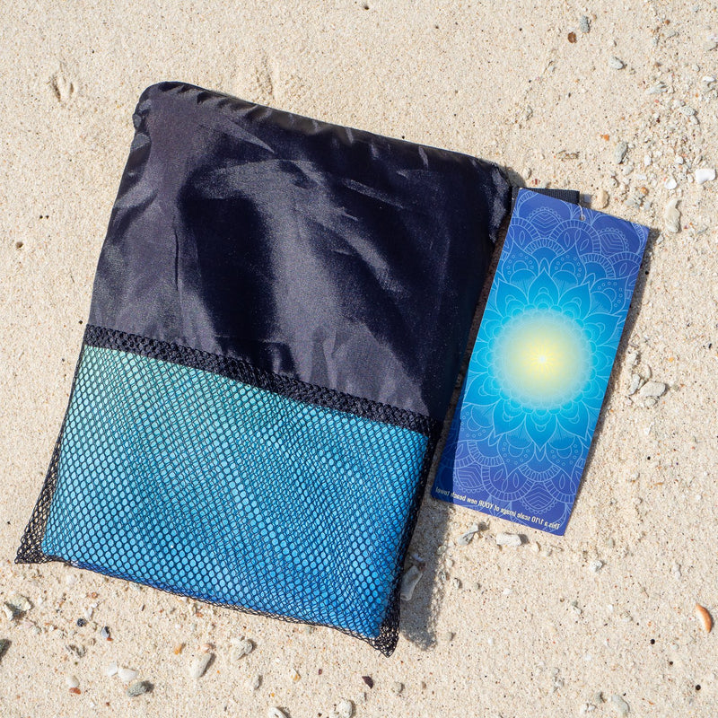 CASE of 24 Arkwright Mandala Microfiber Beach Towels (30x70 in.) - Oversized Beach Towel Lightweight for Spa, Bath, Pool