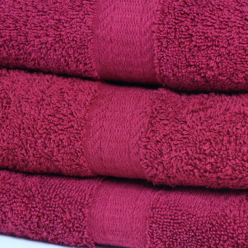 True Color Ring-Spun Cotton Wash Cloths (Bulk Case of 300), 12x12 in., Six Color Options