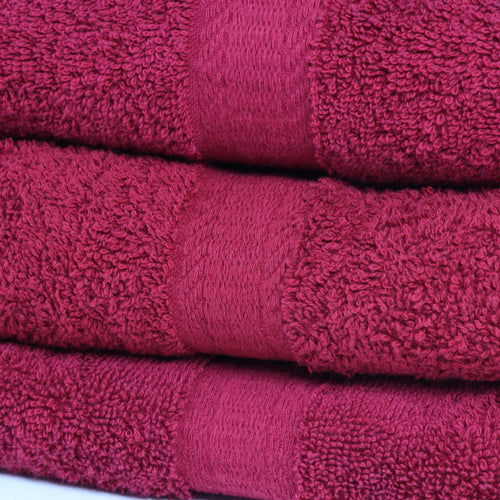Arkwright Bulk Case of 24 Bath Towels, 25x52, 100% Heavy Cotton, Beige 
