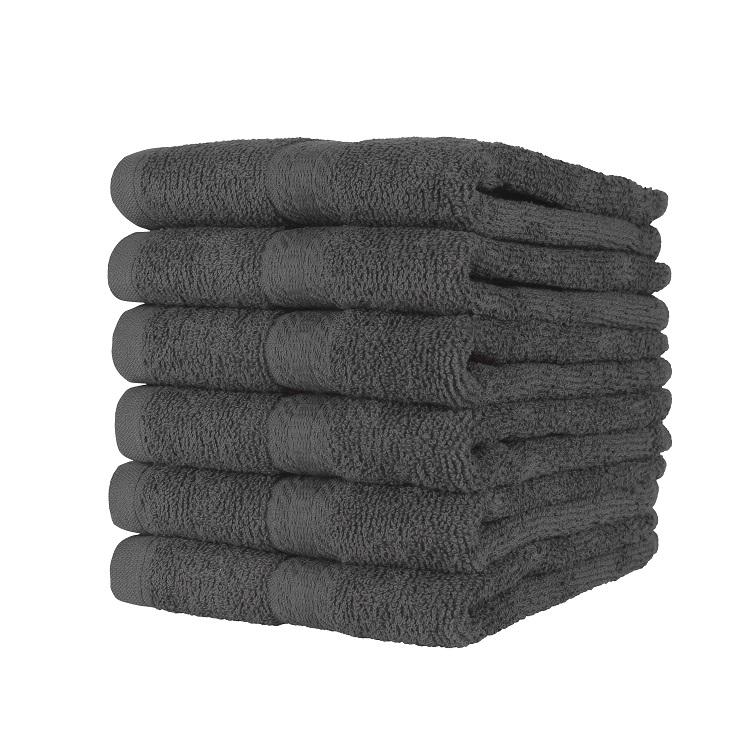 True Color Ring-Spun Cotton Hand Towels (Case of 120), Ring Spun Cotton, 16x27 in., Six Colors