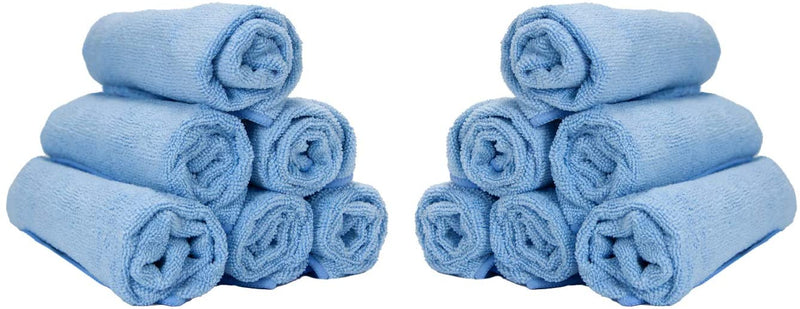 Microfiber Hand Towels for Gym, Home, or Business, 15x24 in., Buy a Set of 12 or Case of 180