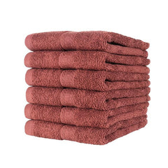 True Color Ring-Spun Cotton Hand Towels (Case of 120), Ring Spun Cotton, 16x27 in., Six Colors