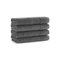 Aston & Arden Luxury Turkish Hand Towels, 4-Pack, 600 GSM, Extra Soft & Plush, 18x32, Solid Color Options with Dobby Border