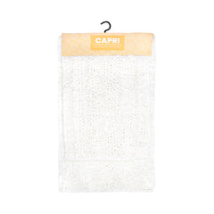 Capri 2-Piece Bathroom Chenille Rug Set, Color Options, 17x23 & 20x30, MicroPoly