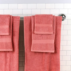 Chelsea Six Piece Bath Towel Set, Two Each - Washcloths, Hand Towels & Bath Towels, Cotton, Color Options, Buy a Set or Case of 12 Sets