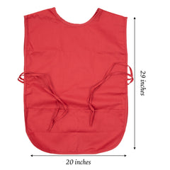 Cobbler Aprons, Two Pockets, Adjustable Side Ties, 29x30 in., Spun Polyester, Buy a Bulk Case of 48