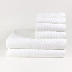 Fast Dry Zero-Twist 6-Piece Bath Towel Set, 2 Washcloths, 2 Hand Towels & 2 Bath Towels, Ring Spun Cotton, Color Options