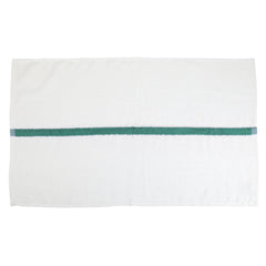 Power Gym Hand Towels White, Color Stripe, Cotton,16x27 in., Buy a Set of 12 or Case of 120