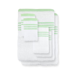Case of 36 Metro Bathroom Towels (6 of Each Color, Size Options) - Plush Soft Ring-Spun Cotton - Striped