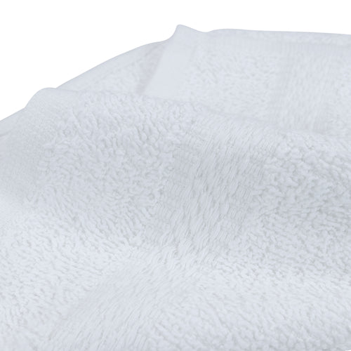 Arkwright Elite Pearl Bath Towels (Bulk Case of 24), 24x50, White, Cam  Border, Cotton Blend 