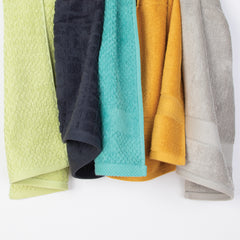 Sunshine Assorted Hand Towels (Bulk Case of 96), Cotton, Assorted Sizes, Patterns, Solids, & Jacquards, 16x28 in. & 18x30 in.