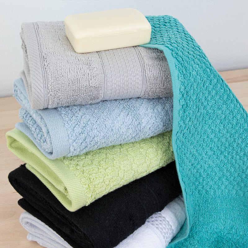 Sunshine Assorted Hand Towels (Bulk Case of 96), Cotton, Assorted Size