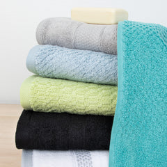 Sunshine Assorted Hand Towels (Bulk Case of 96), Cotton, Assorted Sizes, Patterns, Solids, & Jacquards, 16x28 in. & 18x30 in.
