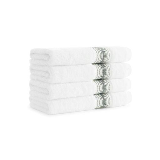 Aston & Arden White Turkish Luxury Hand Towels - Thumbnail 2